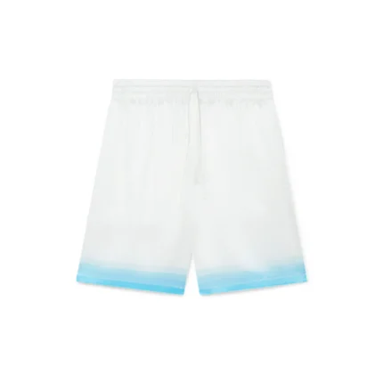 Palm Springs Icon Blue Silk Shorts