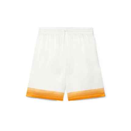 Palm Springs Icon Orange Silk Shorts