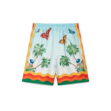 Palm Springs Tennis Club Silk Shorts