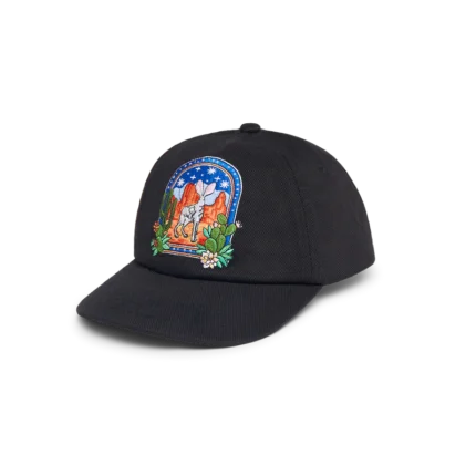 Black L'Arche Du Desert Nuit Patch Cap