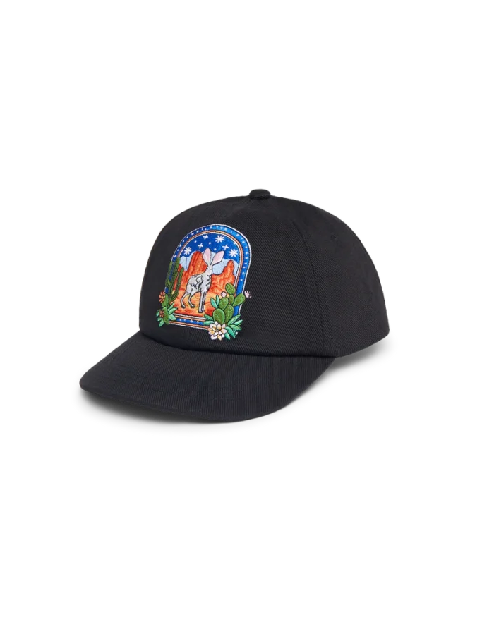 Black L'Arche Du Desert Nuit Patch Cap