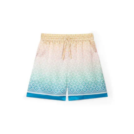 Gradient Monogram Silk Shorts