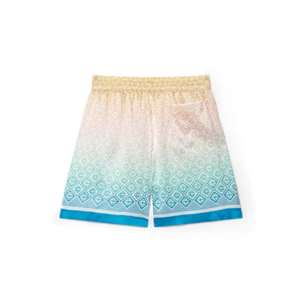 Gradient Monogram Silk Shorts