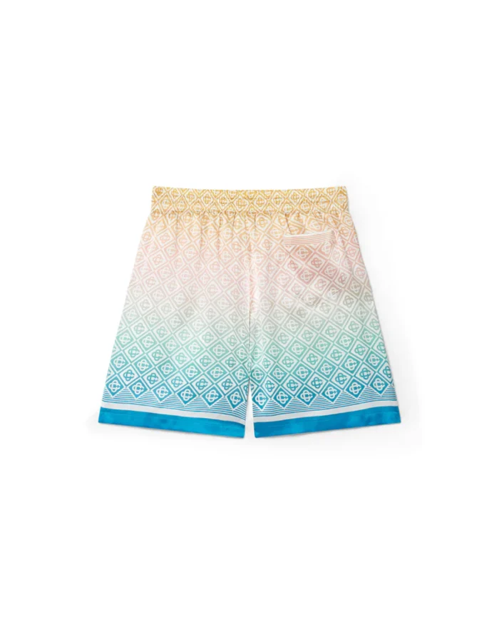 Gradient Monogram Silk Shorts