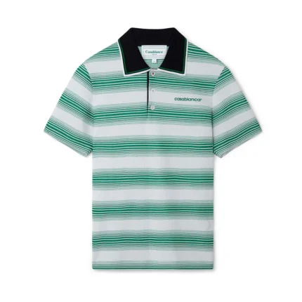 Gradient Stripe Polo Shirt