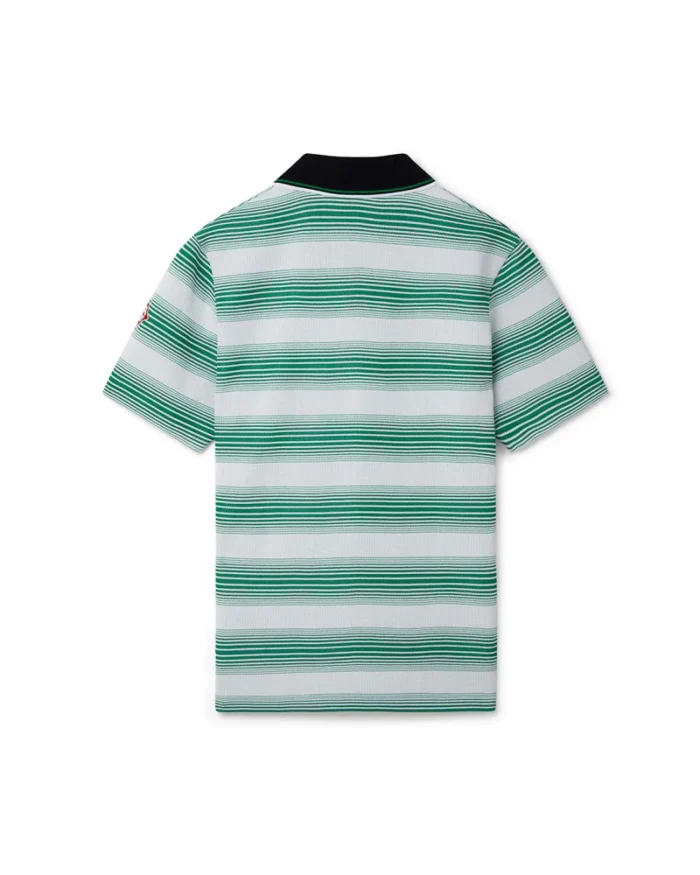 Gradient Stripe Polo Shirt