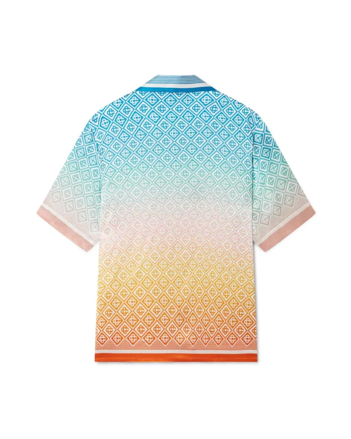 Gradient Monogram Silk Shirt